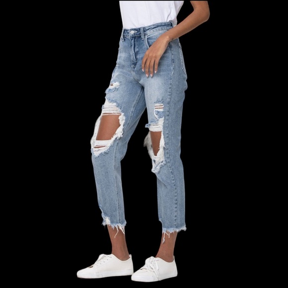 Distressed boyfriend Jeans- Cello - Picture 5 of 5